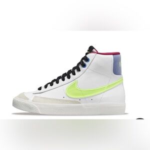 Nike Blazer 77 Mids White Volt Royal Size-6Y